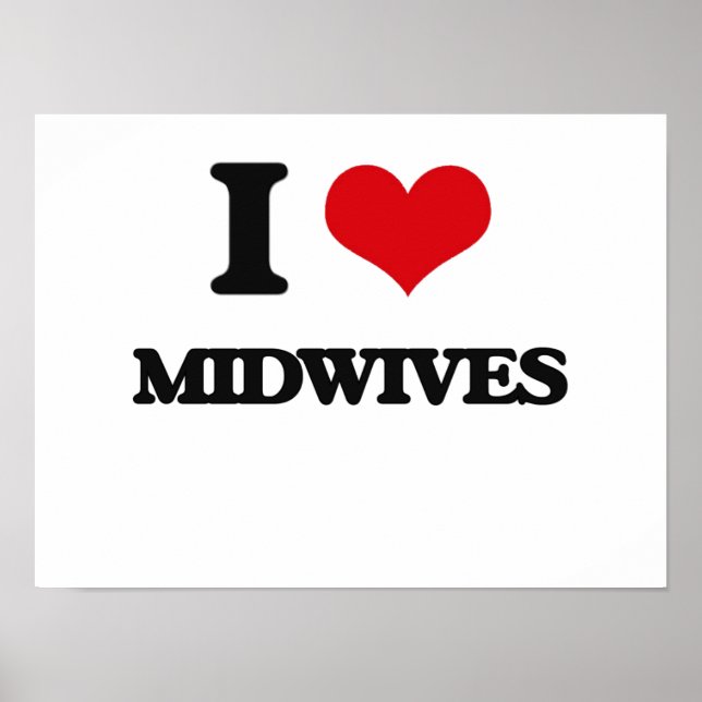 I Kärlek Midwives Poster (Framsidan)