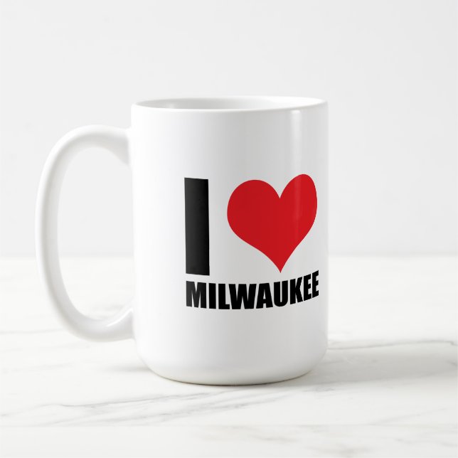 I kärlek Milwaukee Kaffemugg (Vänster)