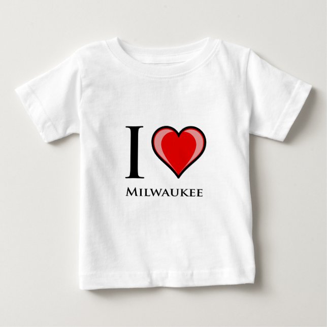 I Kärlek Milwaukee T-shirt (Framsida)