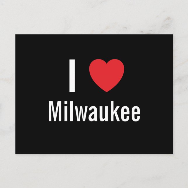 I kärlek Milwaukee Vykort (Framsida)