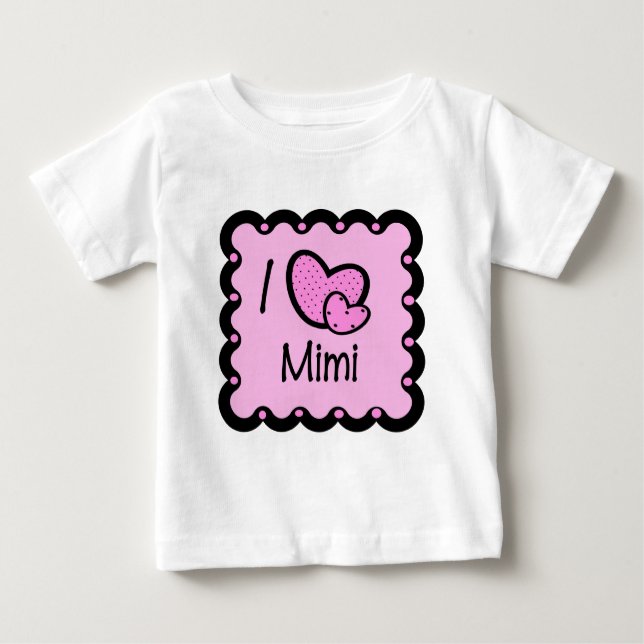 I Kärlek Mimi Cute T-Shirt (Framsida)