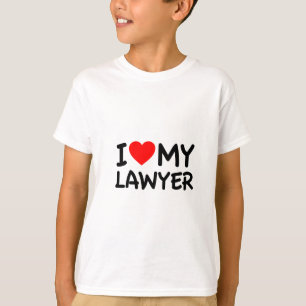 I kärlek min advokat t shirt