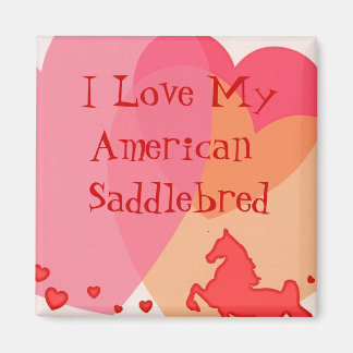 I Kärlek Min amerikanska Saddleavlade Magnet