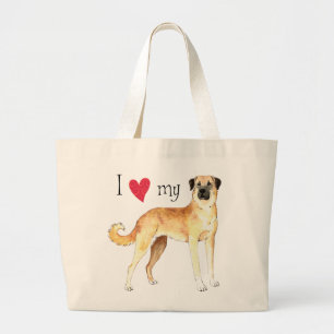 I Kärlek min Anatolian Shepherd Jumbo Tygkasse