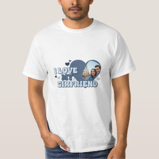 I Kärlek, min Anpassningsbar för flickvän, t-shirt