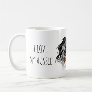 I kärlek min Aussie Hund Mugg