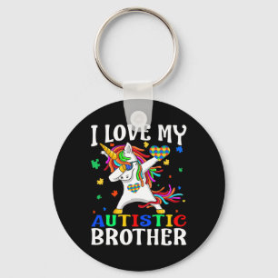 I Kärlek min autistiska broder Autism Awareness Da Nyckelring