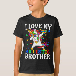 I Kärlek min autistiska broder Autism Awareness Da T Shirt