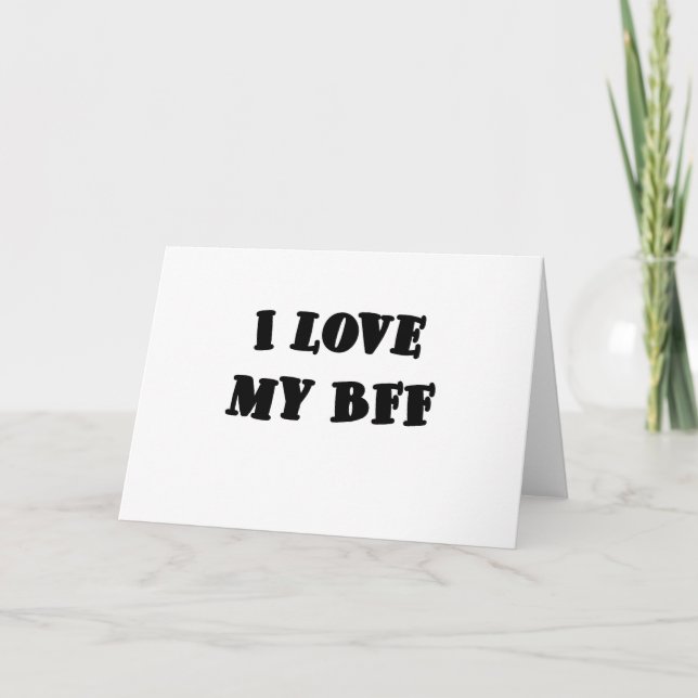 I Kärlek min BFF Kort (Framsida)