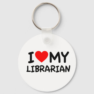 I kärlek min bibliotekarie nyckelring