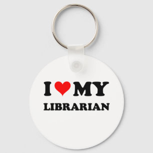 I Kärlek Min bibliotekarie Nyckelring