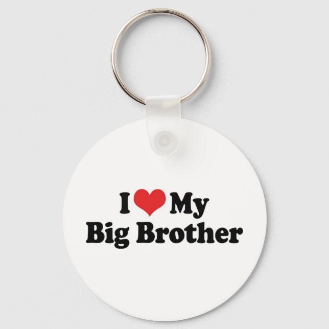 I Kärlek min Big Brother Keychain Nyckelring (Framsida)