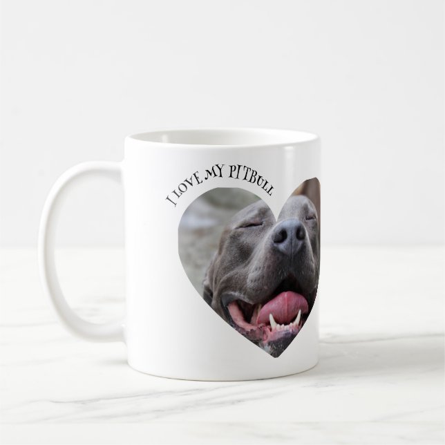 I kärlek, min bild av anpassningsbarna i hund kaffemugg (Vänster)