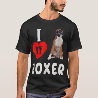 I Kärlek min Boer Hund Djurälskare Mamma Pappa App T Shirt