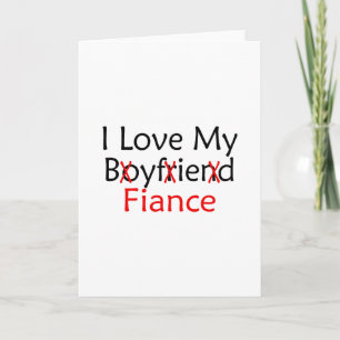 I Kärlek Min Boykompis Fiance Kort