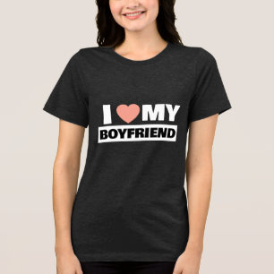I Kärlek, min Boykompis T-shirt, jag älskar min Bo T Shirt