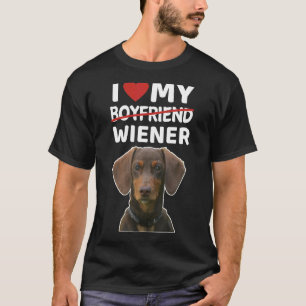 I Kärlek min Boykompis Wiener Breakup Divoce Dachs T Shirt