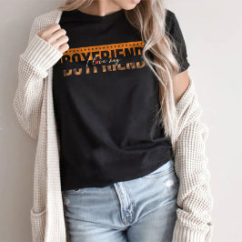 I Kärlek, min boyvän T-shirt, Valentine Gift T-Shi T Shirt