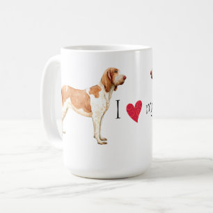 I Kärlek min Bracco Italiano Kaffemugg