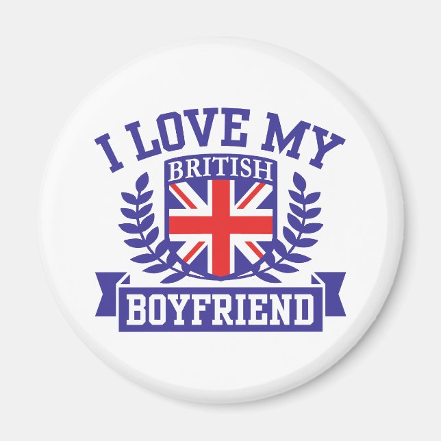 I Kärlek Min brittiska bojvän Magnet (Framsidan)