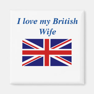 I kärlek Min brittiska fru Magnet