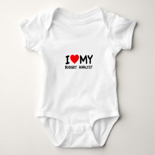 I kärlek min budgetanalytiker tee shirt