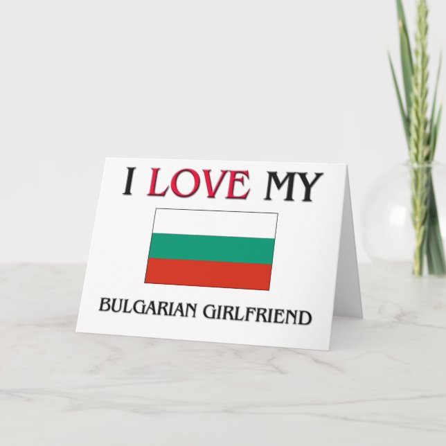 I Kärlek Min bulgariska flickvän Kort (Framsida)