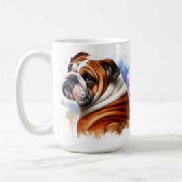 I Kärlek Min Bulldog-kaffe Mugg Kopp