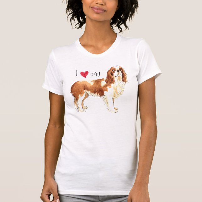 I Kärlek min Cavalier T-shirt (Framsida)