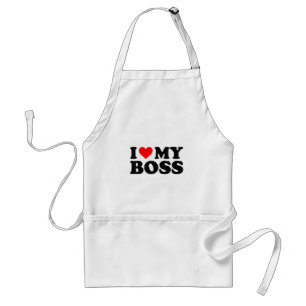 I Kärlek, min Chef, rödhjärtans Chef... Förkläde