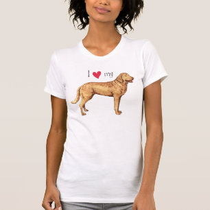 I Kärlek min chesapeake Bay Retriever T Shirt
