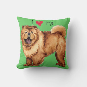 I Kärlek min chow Kudde