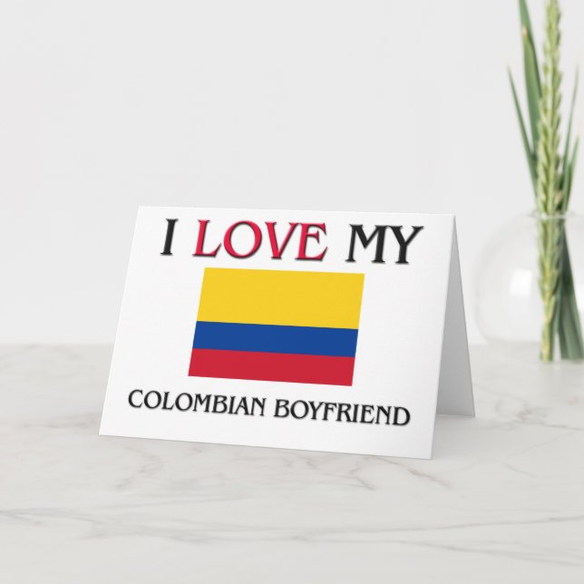 I Kärlek Min colombianske boyvän Kort (Framsida)