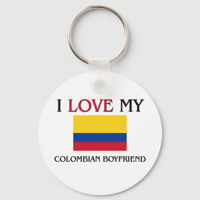 I Kärlek Min colombianske boyvän Nyckelring (Framsida)