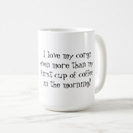 I kärlek min corgi mugg