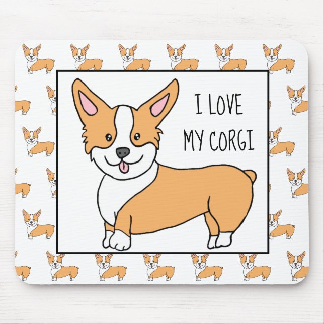I Kärlek min Corgi, Tecknad Corgis Musmatta (Framsidan)
