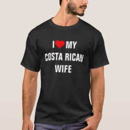 I Kärlek Min Costa Rican-fru T-shirt