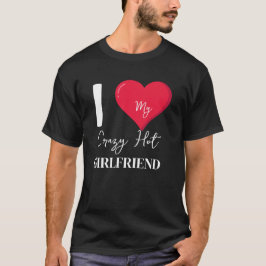I Kärlek Min Crazy Hett Fantastisk Girlkompis T Shirt