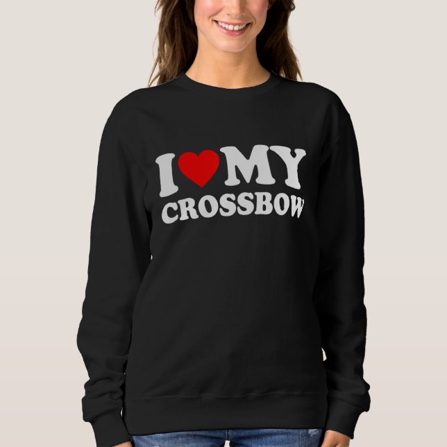 I Kärlek: Min Crossbow Hunter T Shirt (Framsida)