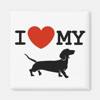 i kärlek min dachshund magnet