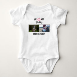 I KÄRLEK MIN DADDY BARNKLÄDER ANPASSNINGSBAR PHOTO T SHIRT