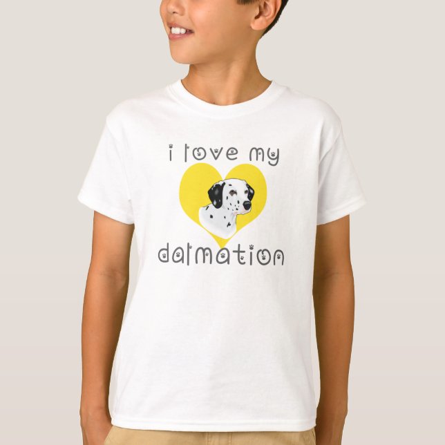 i kärlek min daltning t shirt (Framsida)