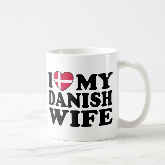I Kärlek Min danska fru Kaffemugg (Höger)