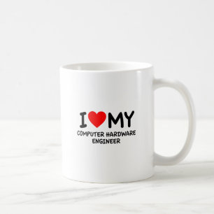 I kärlek min datormaskinvara ingenjör kaffemugg