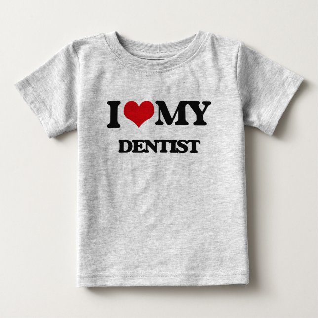 I kärlek min dentist t-shirt (Framsida)