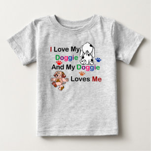 I Kärlek min Doggie Småbarn T Shirt