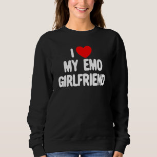 I Kärlek min Emo Girlkompis Red Heart I Kärlek My T Shirt