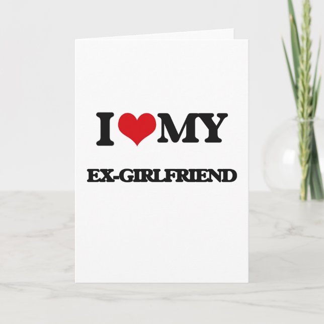 I kärlek min Ex-Girlkompis Kort (Framsida)