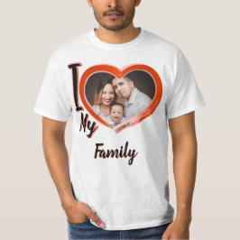 I kärlek min familj _anpassningsbar-gåva T-Shirt