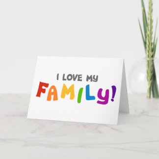I Kärlek min familj Kort